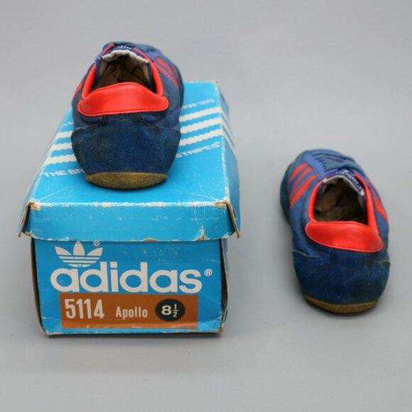 Vintage Adidas Ladies 8.5 Apollo Track Field Running Spikes Shoes w/Box - Taiwan - Picture 3 of 12